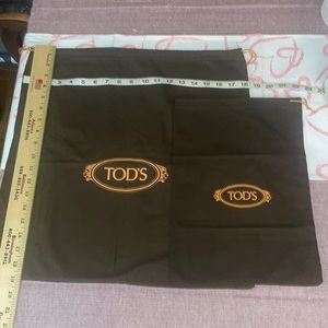 Tod’s set of 2 crossbody satchel handbag purse tote dust bag logo Sleeper